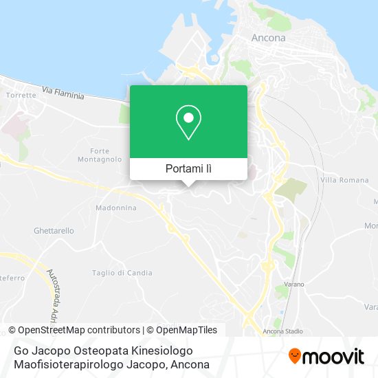Mappa Go Jacopo Osteopata Kinesiologo Maofisioterapirologo Jacopo