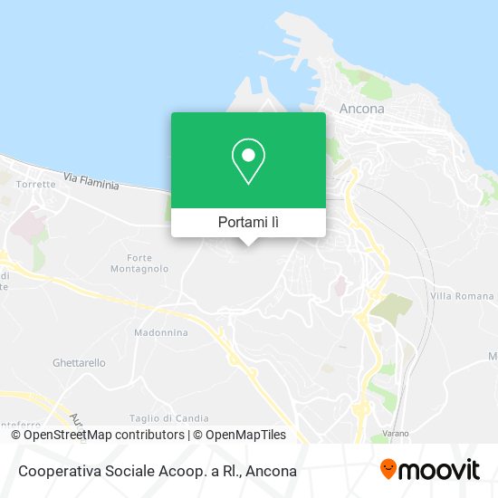Mappa Cooperativa Sociale Acoop. a Rl.