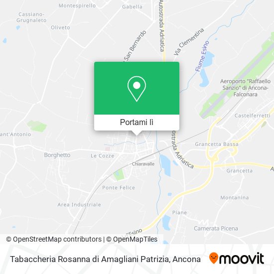 Mappa Tabaccheria Rosanna di Amagliani Patrizia