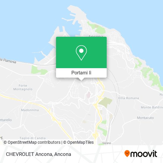 Mappa CHEVROLET Ancona