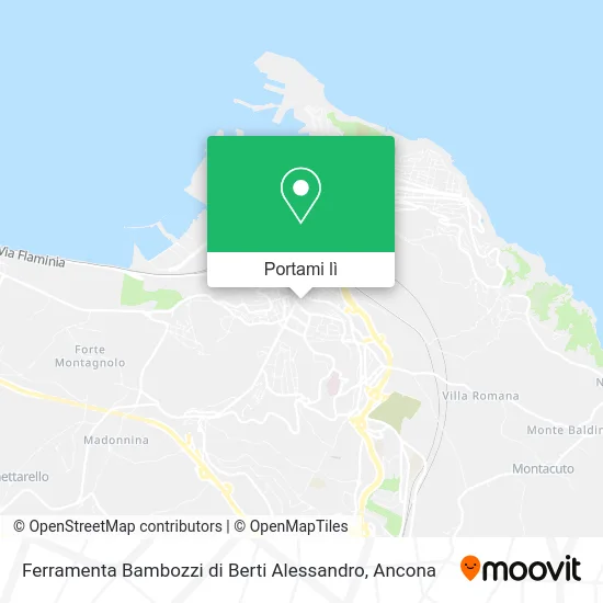 Mappa Ferramenta Bambozzi di Berti Alessandro