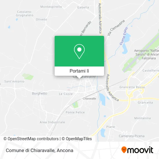 Mappa Comune di Chiaravalle