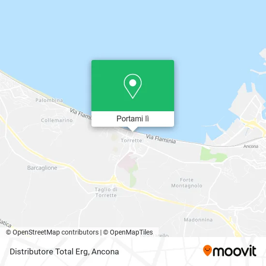 Mappa Distributore Total Erg