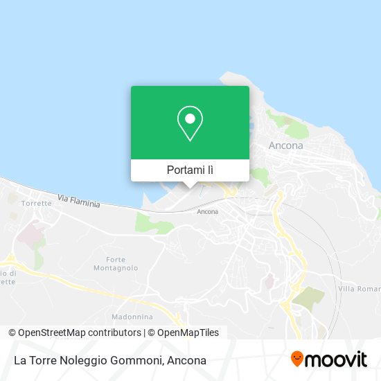 Mappa La Torre Noleggio Gommoni