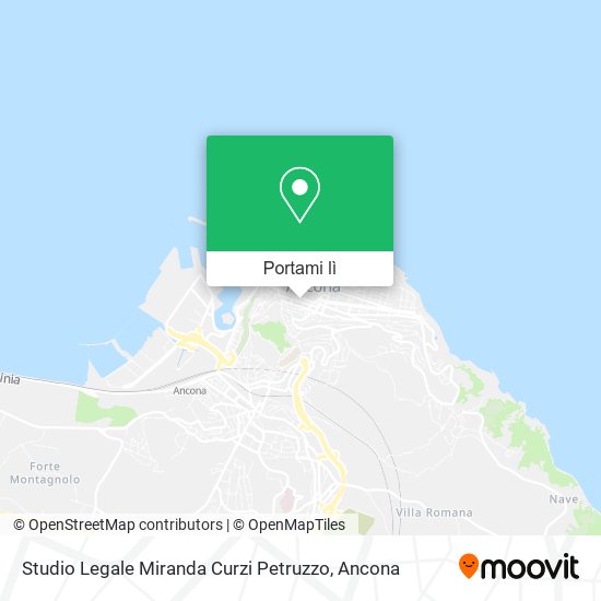 Mappa Studio Legale Miranda Curzi Petruzzo