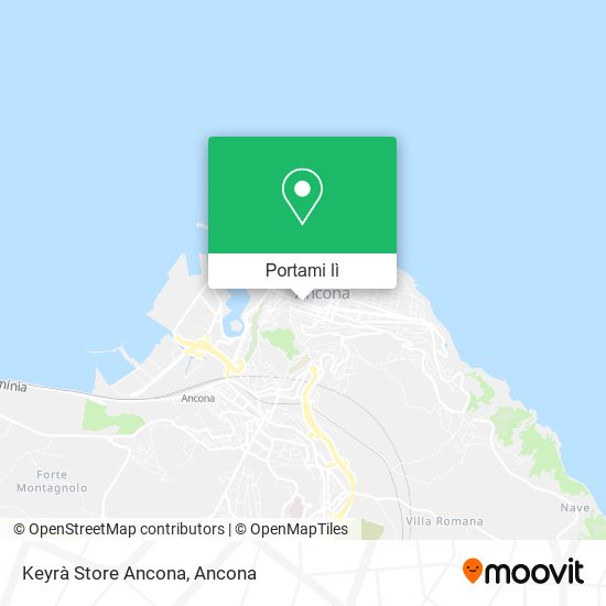 Mappa Keyrà Store Ancona