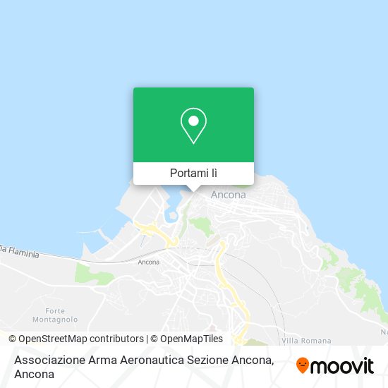 Mappa Associazione Arma Aeronautica Sezione Ancona