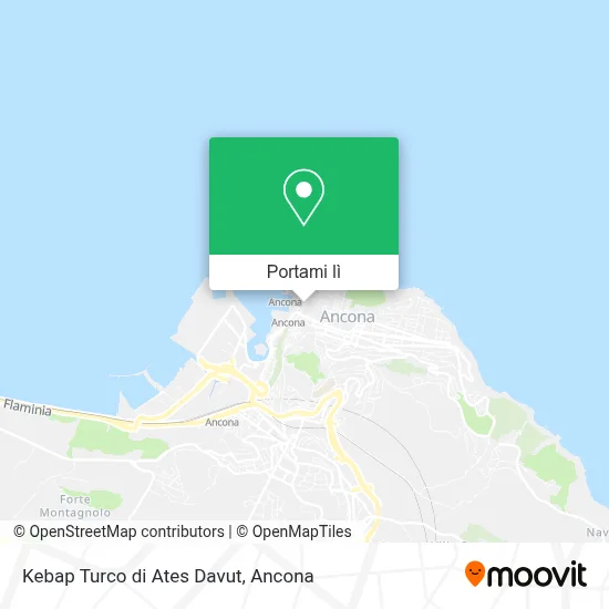 Mappa Kebap Turco di Ates Davut