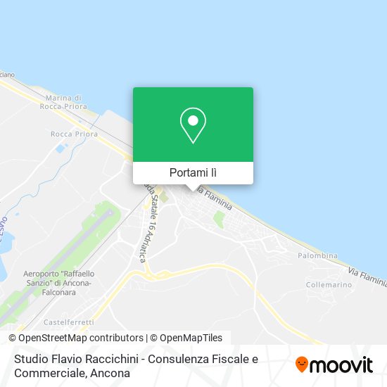 Mappa Studio Flavio Raccichini - Consulenza Fiscale e Commerciale