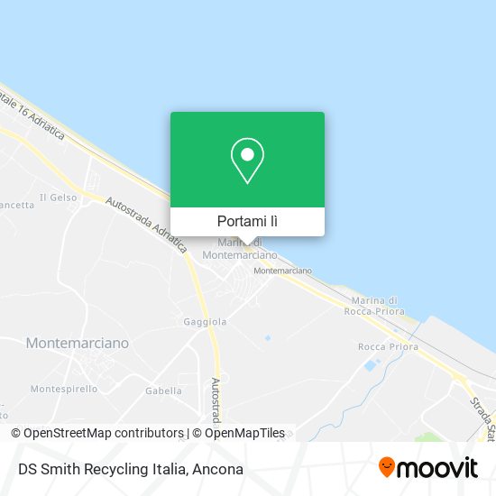 Mappa DS Smith Recycling Italia