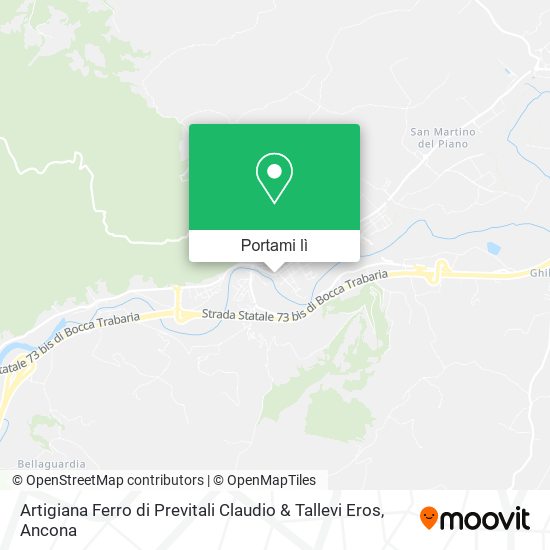 Mappa Artigiana Ferro di Previtali Claudio & Tallevi Eros