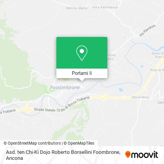 Mappa Asd. ten Chi-Ki Dojo Roberto Borsellini Foombrone