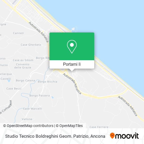 Mappa Studio Tecnico Boldreghini Geom. Patrizio