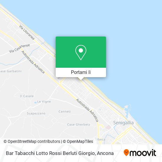 Mappa Bar Tabacchi Lotto Rossi Berluti Giorgio
