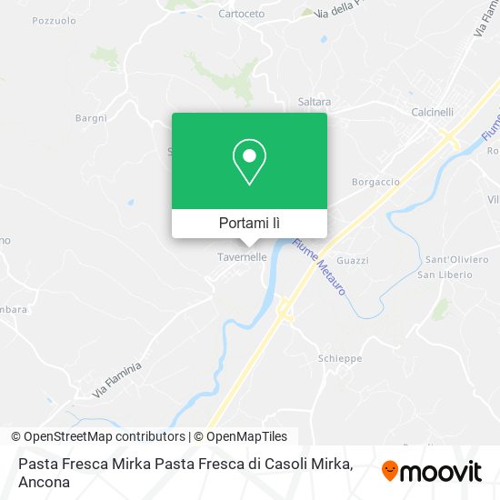 Mappa Pasta Fresca Mirka Pasta Fresca di Casoli Mirka