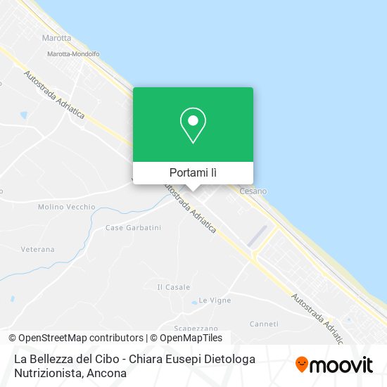 Mappa La Bellezza del Cibo - Chiara Eusepi Dietologa Nutrizionista