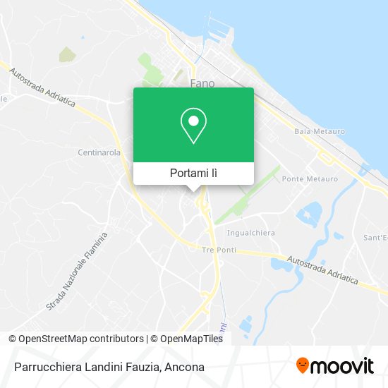 Mappa Parrucchiera Landini Fauzia
