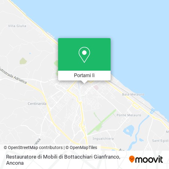 Mappa Restauratore di Mobili di Bottacchiari Gianfranco