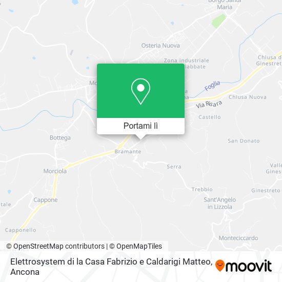 Mappa Elettrosystem di la Casa Fabrizio e Caldarigi Matteo