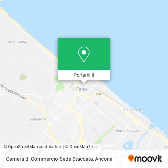 Mappa Camera di Commercio-Sede Staccata