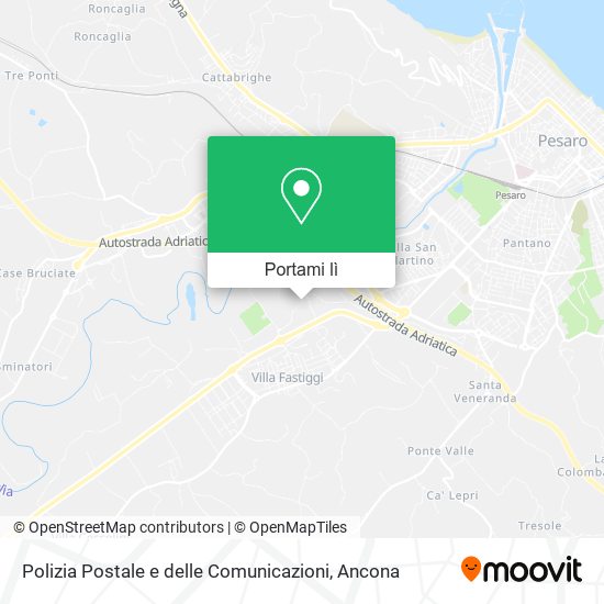 Mappa Polizia Postale e delle Comunicazioni