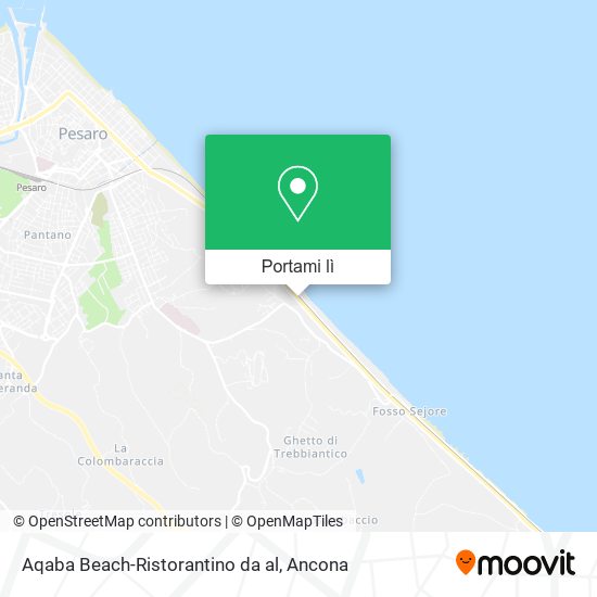 Mappa Aqaba Beach-Ristorantino da al