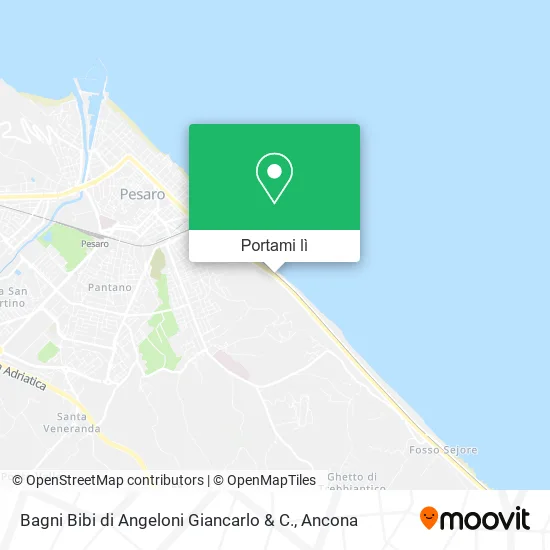 Mappa Bagni Bibi di Angeloni Giancarlo & C.