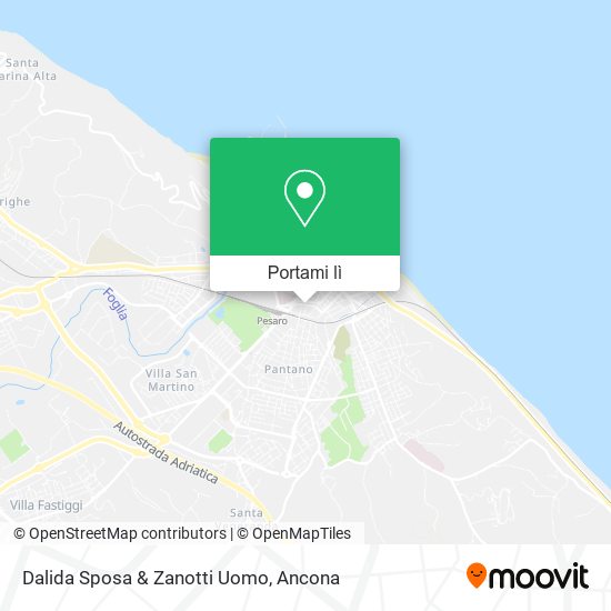 Mappa Dalida Sposa & Zanotti Uomo