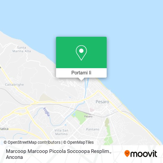 Mappa Marcoop Marcoop Piccola Soccoopa Resplim.