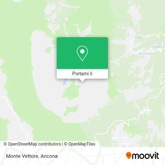 Mappa Monte Vettore