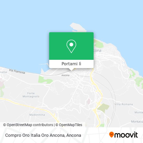 Mappa Compro Oro Italia Oro Ancona