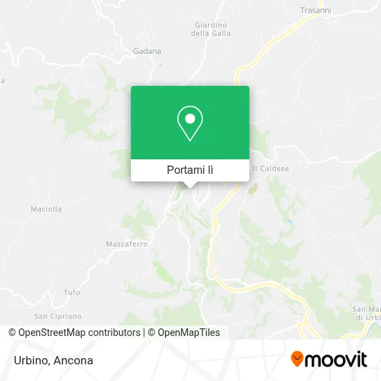 Mappa Urbino