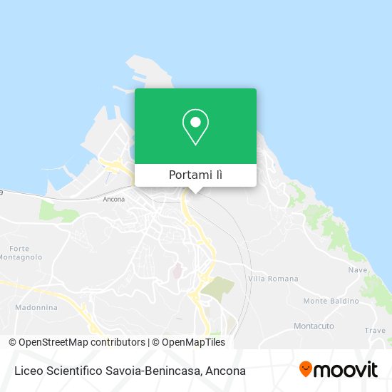 Mappa Liceo Scientifico Savoia-Benincasa