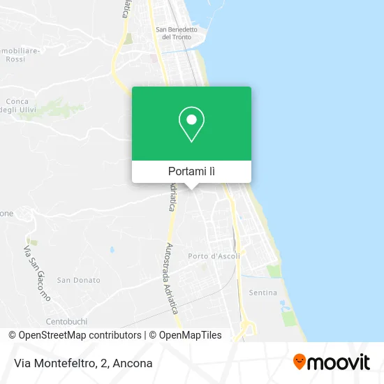 Mappa Via Montefeltro, 2