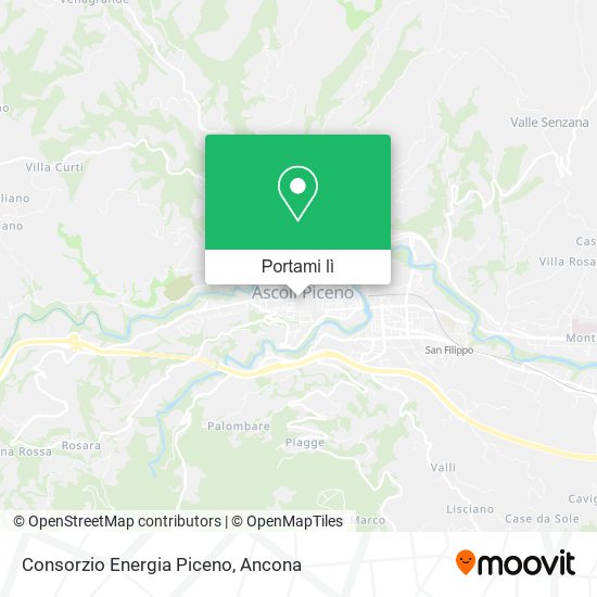Mappa Consorzio Energia Piceno