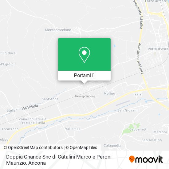 Mappa Doppia Chance Snc di Catalini Marco e Peroni Maurizio