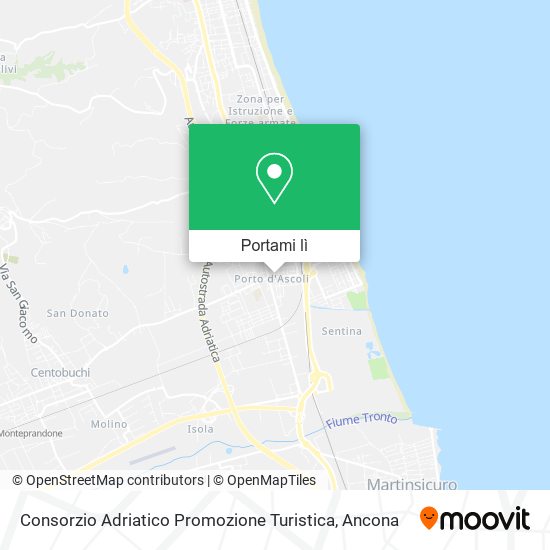 Mappa Consorzio Adriatico Promozione Turistica