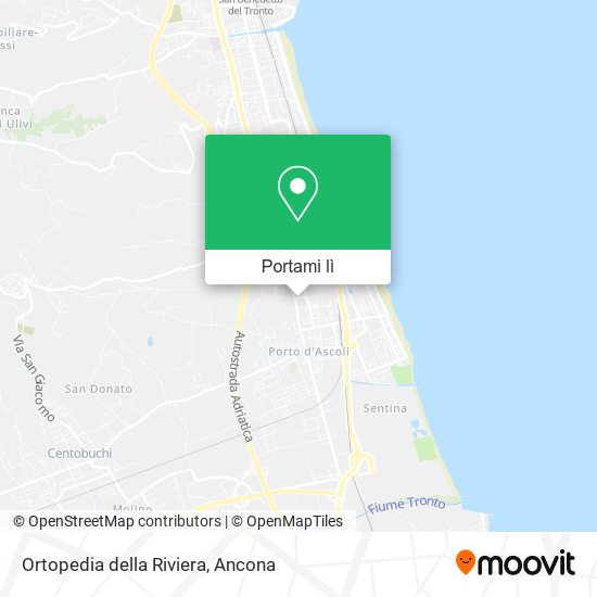 Mappa Ortopedia della Riviera