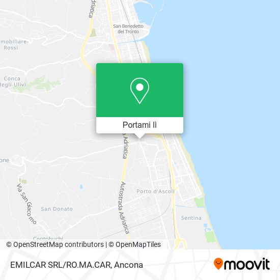 Mappa EMILCAR SRL/RO.MA.CAR