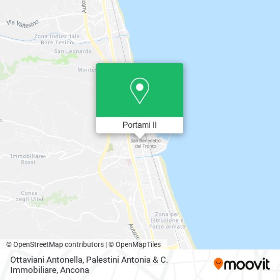 Mappa Ottaviani Antonella, Palestini Antonia & C. Immobiliare