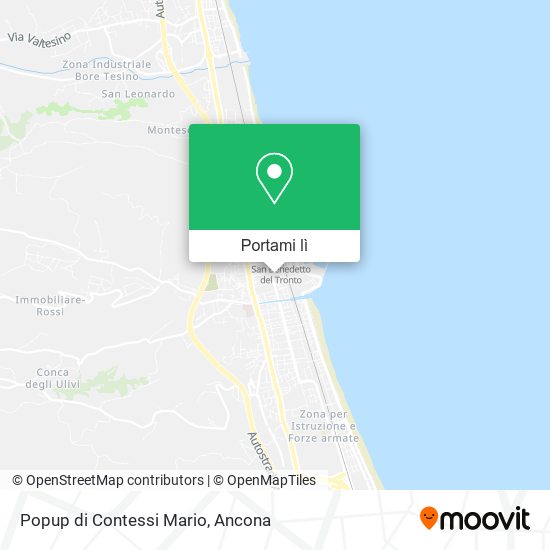 Mappa Popup di Contessi Mario