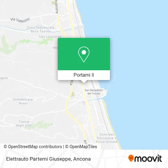 Mappa Elettrauto Partemi Giuseppe