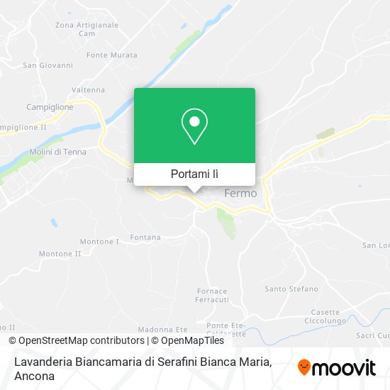 Mappa Lavanderia Biancamaria di Serafini Bianca Maria