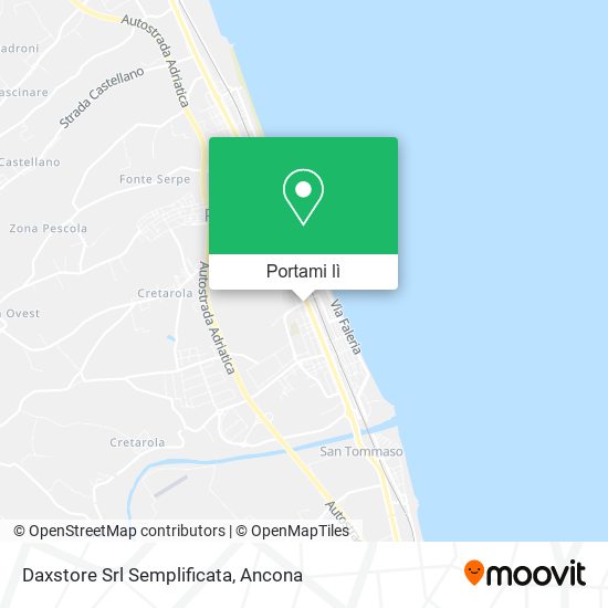 Mappa Daxstore Srl Semplificata