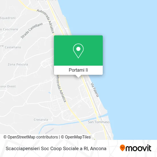 Mappa Scacciapensieri Soc Coop Sociale a Rl