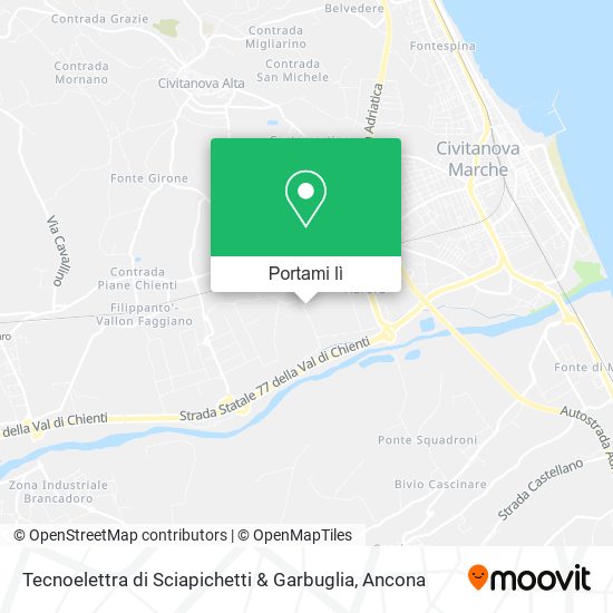Mappa Tecnoelettra di Sciapichetti & Garbuglia
