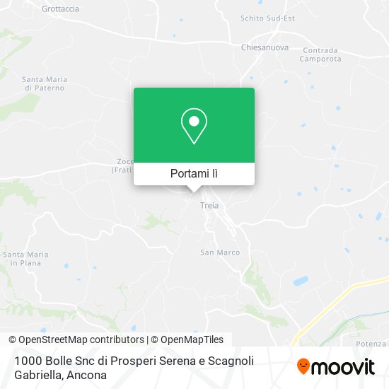 Mappa 1000 Bolle Snc di Prosperi Serena e Scagnoli Gabriella