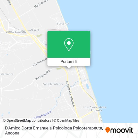 Mappa D'Amico Dotta Emanuela-Psicologa Psicoterapeuta