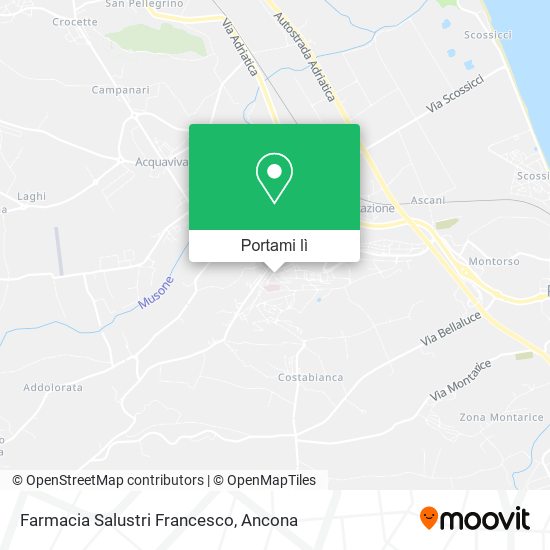 Mappa Farmacia Salustri Francesco