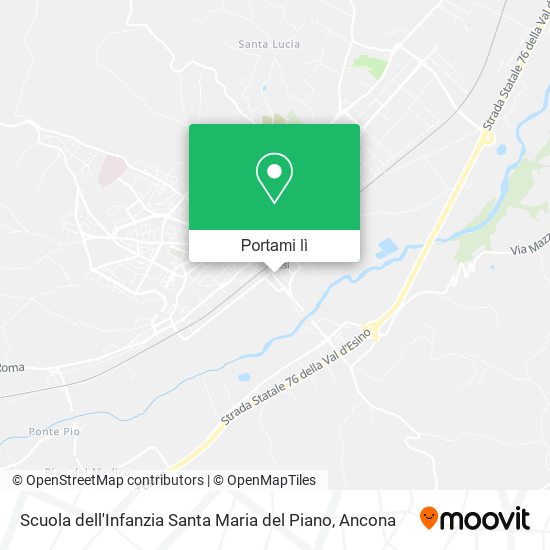 Mappa Scuola dell'Infanzia Santa Maria del Piano